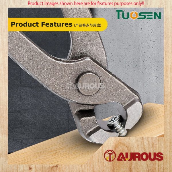 TUOSEN RABBIT PLIERS CUTTER/TANG CATUT 8” (18634) - Image 6