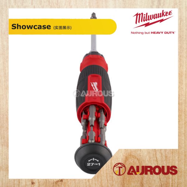 MILWAUKEE 27 IN 1 RACHETING MULTI-BIT SCREWDRIVER (48-22-2904) - Image 3