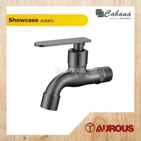 CABANA BATHROOM TOILET STAINLESS STEEL 304 BIB TAP WATER TAP FAUCET (CB2516SS / CB2516SS-GM) - Image 3