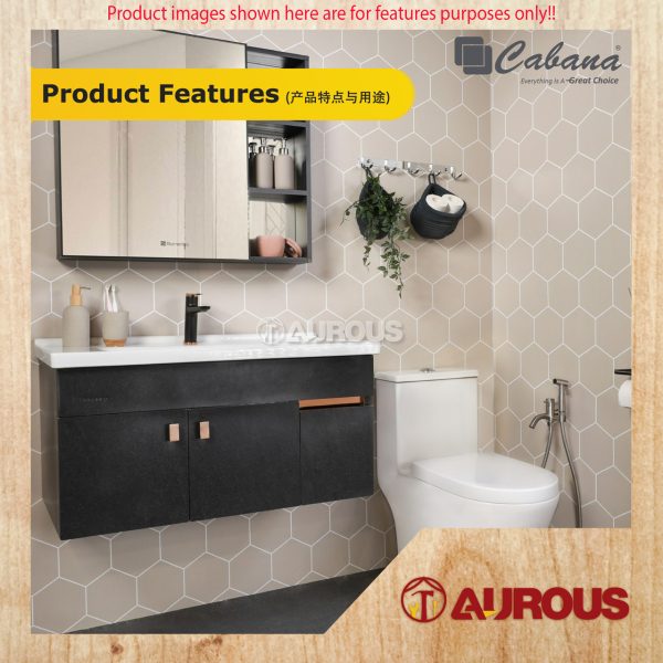 CABANA BATHROOM TOILET BRASS BASIN COLD TAP WATER TAP BASIN FAUCET (CB4932-BL) - Image 3