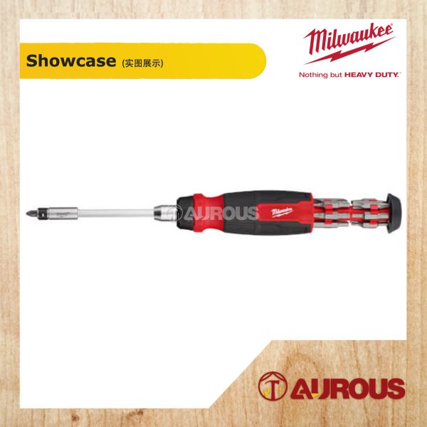 MILWAUKEE 27 IN 1 RACHETING MULTI-BIT SCREWDRIVER (48-22-2904) - Image 2