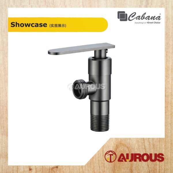 CABANA BATHROOM TOILET STAINLESS STEEL 304 ANGLE VALVE BIDET VALVE WATER TAP FAUCET (CB2500SS / CB2500SS-GM) - Image 3