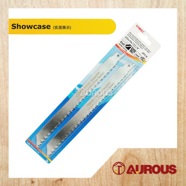 YIWEI STAINLESS STEEL SABRE HACKZALL SAWZALL BLADES BONE SAWING BIM 225MM X 6TPI S1122D (2PCS/PKT) - Image 4