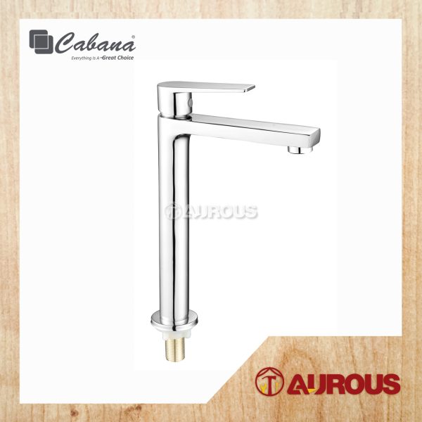 CABANA BATHROOM TOILET BRASS HIGH BASIN COLD TAP WATER TAP BASIN FAUCET (CB4944-CR)