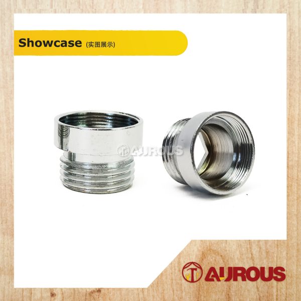 1 PIECE-BRASS FAUCET ADAPTER WASHING MACHINE GARDEN TAP NOZZLE CONNECTOR (MALE/FEMALE THREAD) - Image 3