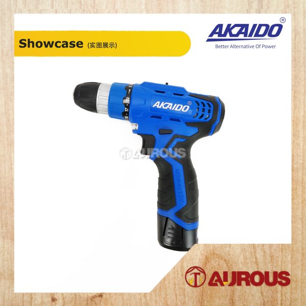 AKAIDO 12V CORDLESS DRILL AK12EC C/W BATTERY SET - Image 2