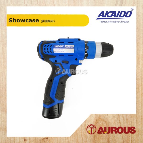 AKAIDO 12V CORDLESS DRILL AK12EC C/W BATTERY SET - Image 3