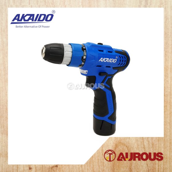 AKAIDO 12V CORDLESS DRILL AK12EC C/W BATTERY SET