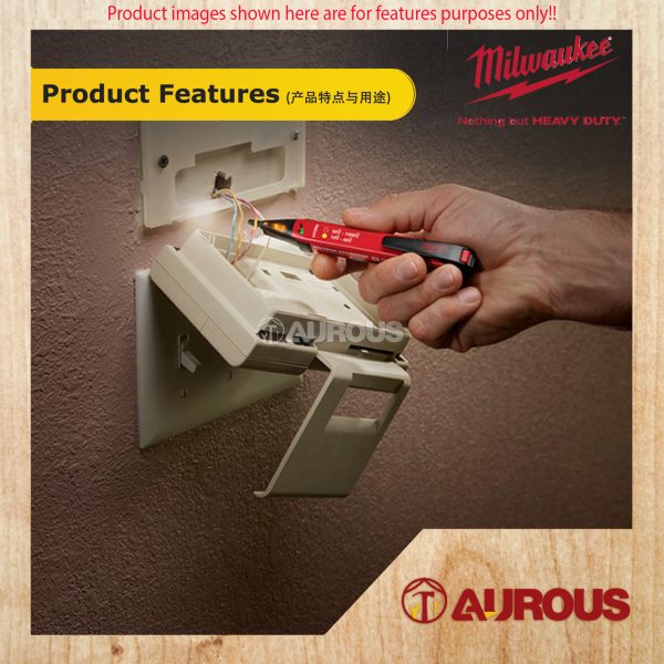MILWAUKEE 10-1000V DUAL RANGE VOLTAGE DETECTOR TEST PEN (2203-20 ASIA) - Image 5
