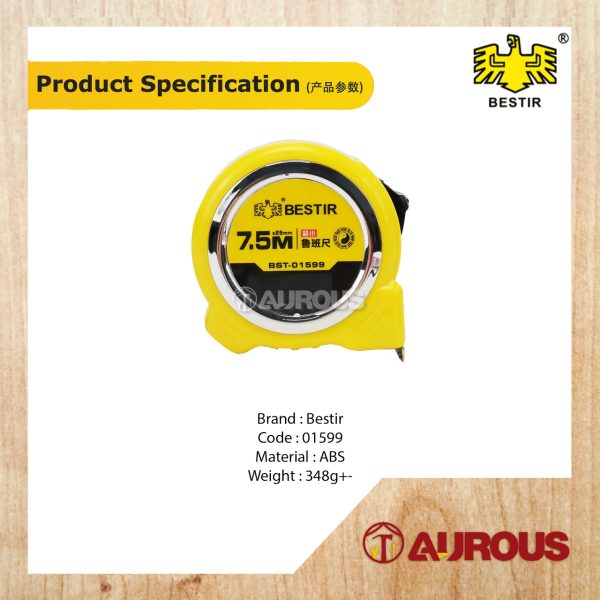 BESTIR FENG SHUI MEASURING TAPE 7.5M X 25MM / PITA PENGUKUR (01599) - Image 7