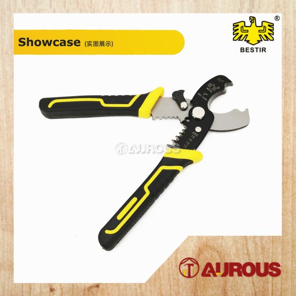 BESTIR 7'' CABLE WIRE CUTTER STRIPPER MULTI- FUNCTIONAL STRIPPING PLIERS CHARGING LINE / PEMOTONG WAYAR (13104) - Image 2