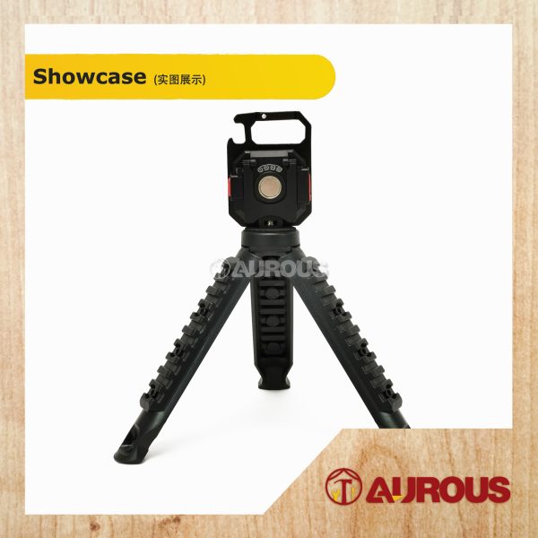 7 MODES MINI PORTABLE MULTI FUNCTIONAL USB RECHARGEABLE KEYCHAIN COB LED LIGHT WITH STAND (W5130) - Image 2