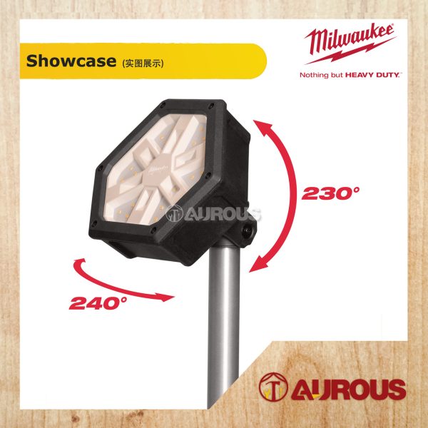 MILWAUKEE M18 LED STAND LIGHT (M18 SAL2-0 / M18 SAL2-501B) - Image 4