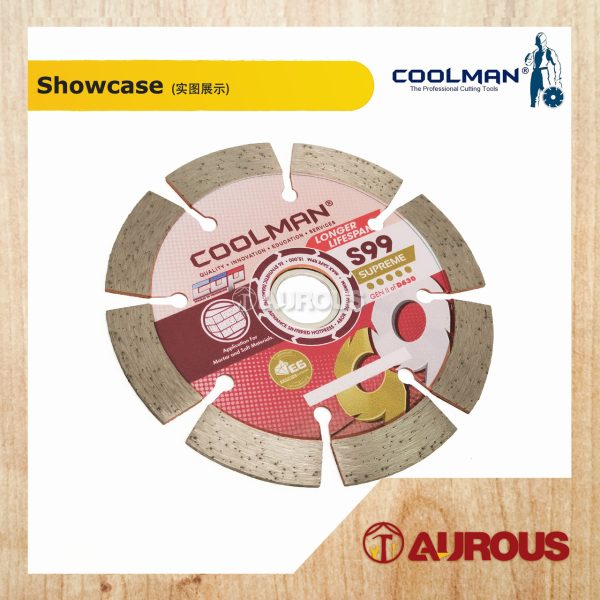 COOLMAN DRY DIAMOND CUTTING DISC 4''/108MM (S99) - Image 2