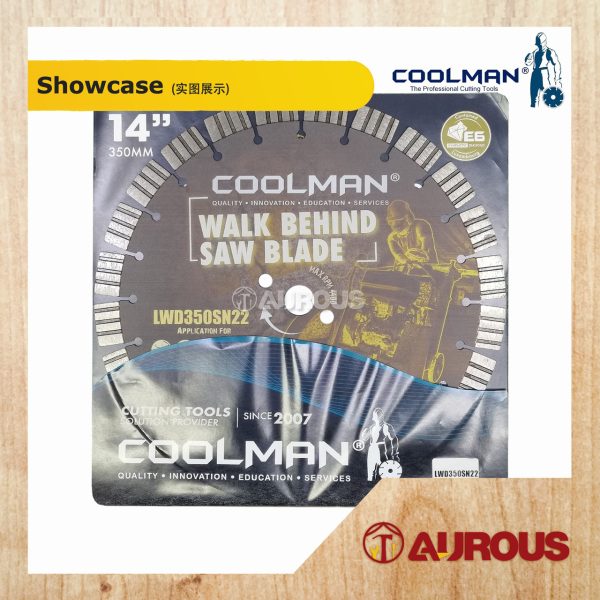 COOLMAN DIAMOND CUTTING DISC 14"/350MM (LWD350SN22) - Image 2