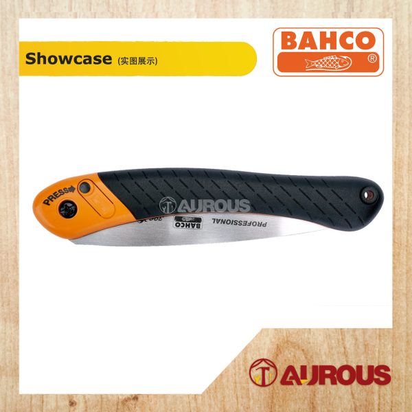 BAHCO FOLDING PRUNING BUSHCRAFT SAW DUAL-COMPONENT HANDLE FOR DRY/HARD WOOD CUTTING (396-HP) - Image 3