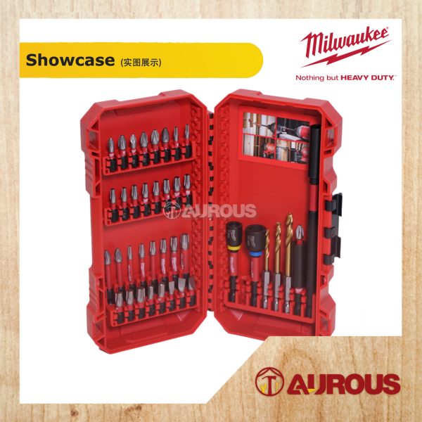 MILWAUKEE 40PCS/50PCS SHOCKWAVE IMPACT DUTY DRILL & DRIVER SET ACCESSORIES SET (4932-4920-04 / 48-32-4024) - Image 3