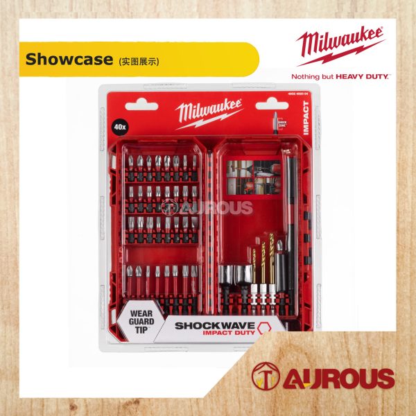 MILWAUKEE 40PCS/50PCS SHOCKWAVE IMPACT DUTY DRILL & DRIVER SET ACCESSORIES SET (4932-4920-04 / 48-32-4024) - Image 4