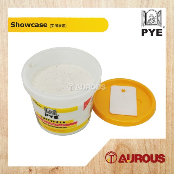 PYE PUTTY FILLA READY MIXED ACRYLIC-BASED FILLER FAST DRY FILLER EXTERIOR & INTERIOR (0.5KG / 1.5KG) - Image 2