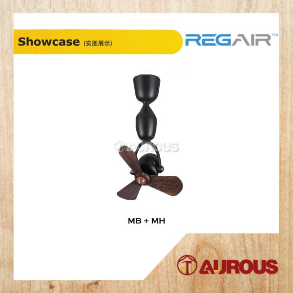 REGAIR INOVO ODEAN 18 PRO 16'' WALL FAN 3 BLADES WITH DC MOTOR 8+8 SPEED FORWARD REVERSE (ODEAN 18 PRO) - Image 3