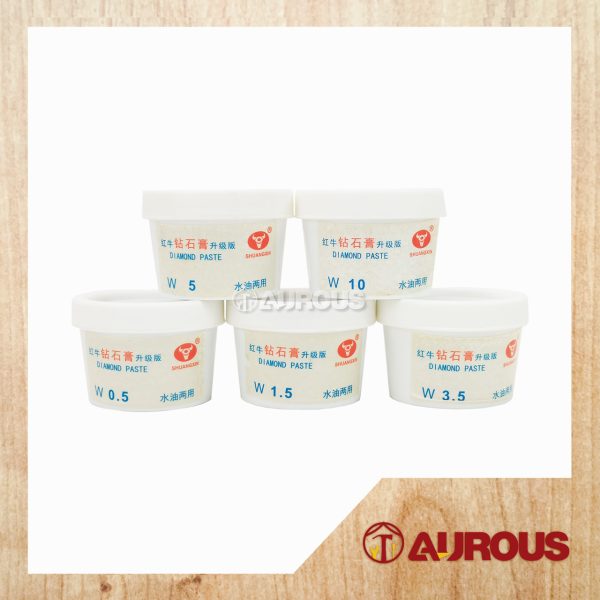 DIAMOND GLASS METAL STONE ABRASIVE POLISHING LAPPING PASTE COMPOUND 60G (W0.5-W10)