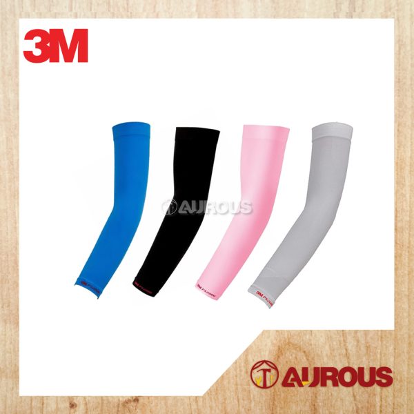 3M UV PROTECTION COOL WRISTLET ARM SLEEVES UV PROTECTIVE SLEEVES HAND GLOVES PS2000 (BLACK/BLUE/PINK/GREY)