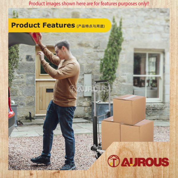 MULTIFUNCTIONAL FOLDABLE HAND TROLLEY EXTENDABLE TROLLEY HEAVY LOAD CAPACITY 150KG - Image 7