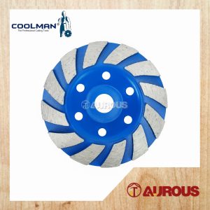 COOLMAN DIAMOND DISC SLANT SEGMENTED GRINDING CUP WHEEL 4''/100MM (CWE100)