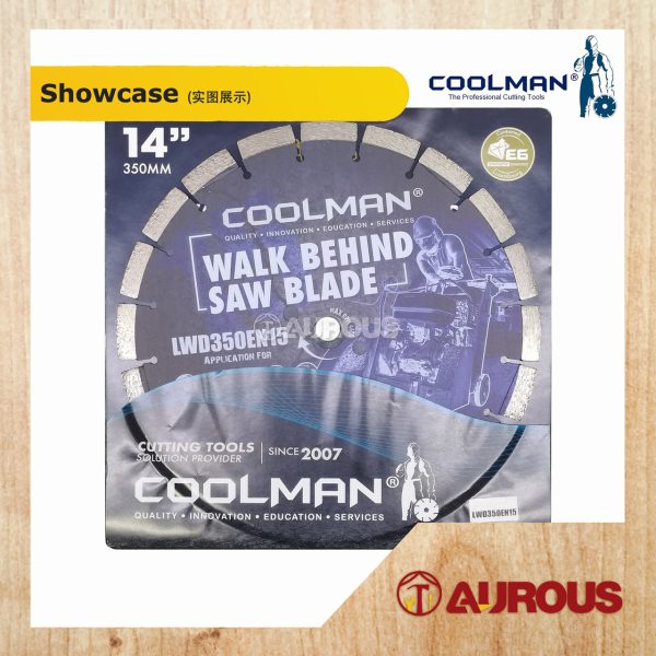 COOLMAN DIAMOND CUTTING DISC 14"/350MM (LWD350EN15) - Image 2