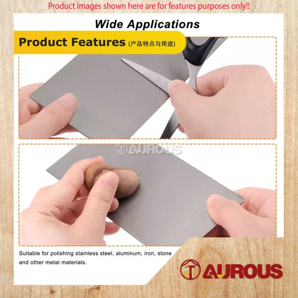 DIAMOND GRANITE MARBLE SHARPENING STONE POLISHING PAD SANDING SHEET GRINDING TOOL (170MM X 75MM) - Image 7