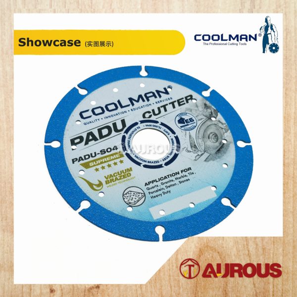 COOLMAN VACUUM BRAZED FOR STONE CUTTING DISC 4''/110MM (PADU-110) - Image 2