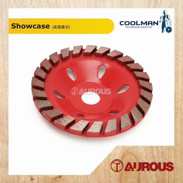 COOLMAN DIAMOND DISC GRINDING WHEEL 4''/100MM (BOY-100A) - Image 2
