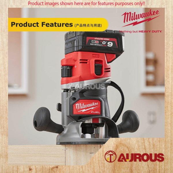 MILWAUKEE M18 FUEL MID SIZE ROUTER M18 FR12-0X0 (BARE TOOL) - Image 7