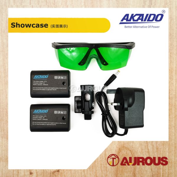 AKAIDO LASER 5 GREEN ALLBOL-5G-T 5 LINE WITH 1.5M LASER TRIPOD ALL-A01 (FULL SET) - Image 5