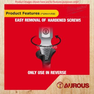 MILWAUKEE M2 STEEL SCREW EXTRACTOR 4 PCS SET (SIZES #1, #2, #3, #4) 49-57-9001 - Image 7