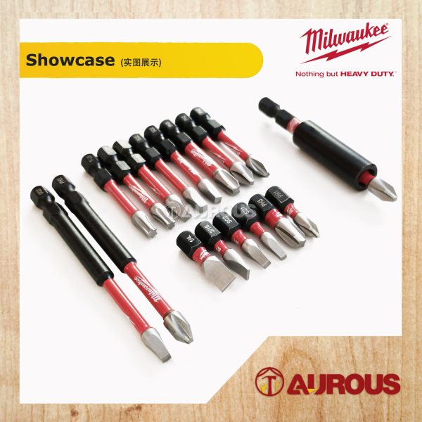 MILWAUKEE 18PCS SHOCKWAVE IMPACT DRILL & DRIVER SET 48-32-4403 - Image 4