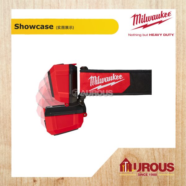 MILWAUKEE ALKALINE LED SPOT FLOOD HEADLAMP HL-SF 450 LUMEN - Image 3