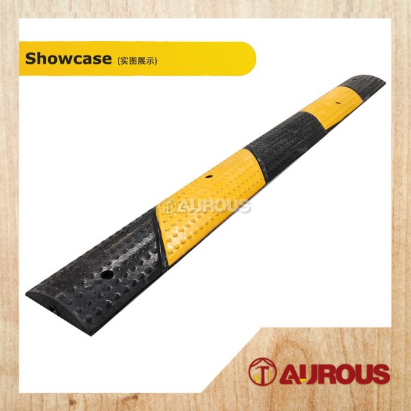 1 METER MINI RUBBER ROAD SPEED HUMP (YELLOW/BLACK) (100 X 10 X 2CM) 1.7KG+- - Image 2