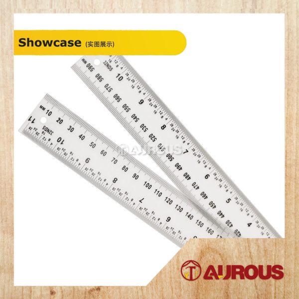 2 IN 1 DIGITAL ANGLE RULER LCD DISPLAY PVC TRANSPARENT DIGITAL MULTI ANGLE RULER 360° (0-300MM) - Image 3
