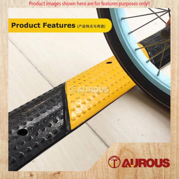 1 METER MINI RUBBER ROAD SPEED HUMP (YELLOW/BLACK) (100 X 10 X 2CM) 1.7KG+- - Image 7