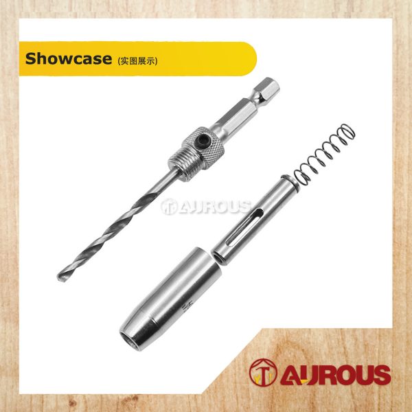 HSS SELF CEMENTERING HINGE DRILL BITS SET FOR DOOR CABINET WOODWORKING PUNCH (4PCS SET) - Image 4