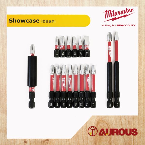 MILWAUKEE 18PCS SHOCKWAVE IMPACT DRILL & DRIVER SET 48-32-4403 - Image 5