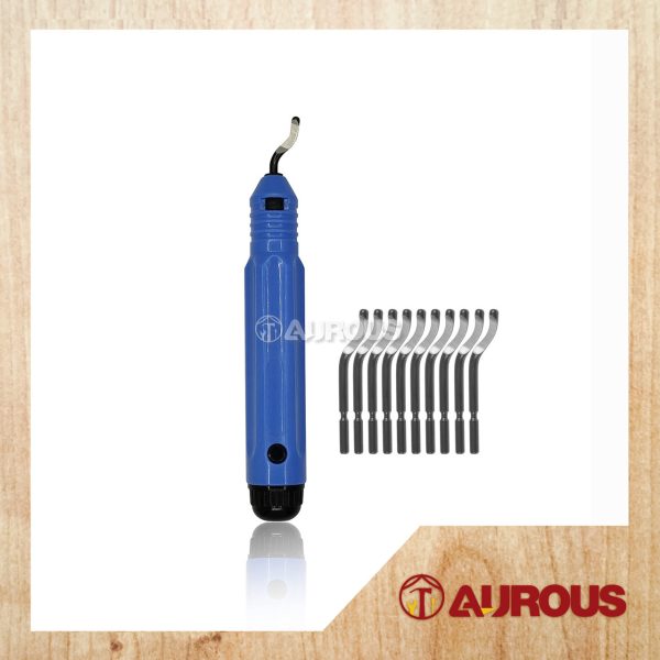 BURR DEBURR SCRAPER FOR COPPER TUBE TRIMMING REAMER TOOL WITH 10 PCS EXTRA BLADES