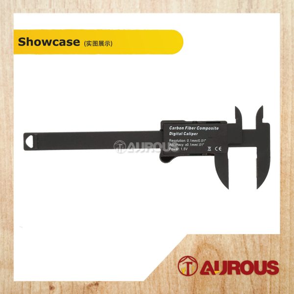 LCD DISPLAY PVC CARBON FIBER DIGITAL VERNIER CALIPERS (0-100MM) - Image 4