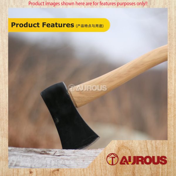DOCKER HEAVY DUTY DROP FORGED STEEL AXE WITH WOOD HANDLE KAPAK KAYU 600G - Image 6