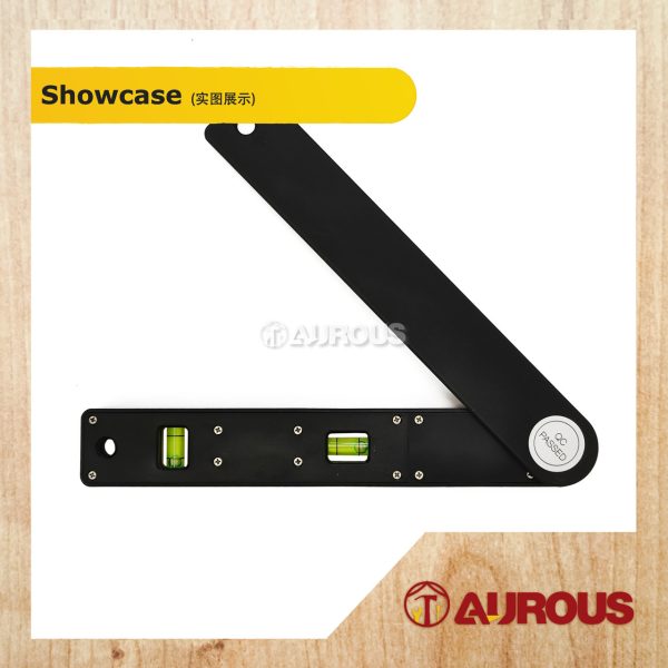 4 IN 1 MULTI-FUNCTION 360° DIGITAL ANGLE RULER & SPIRIT LEVEL 0-190MM (230MM) (BLACK) - Image 3
