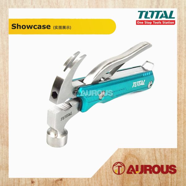 TOTAL MULTI-FUNCTION 12PCS FOLDING TOOL SET WITH HAMMER (THMFH0126) - Image 3