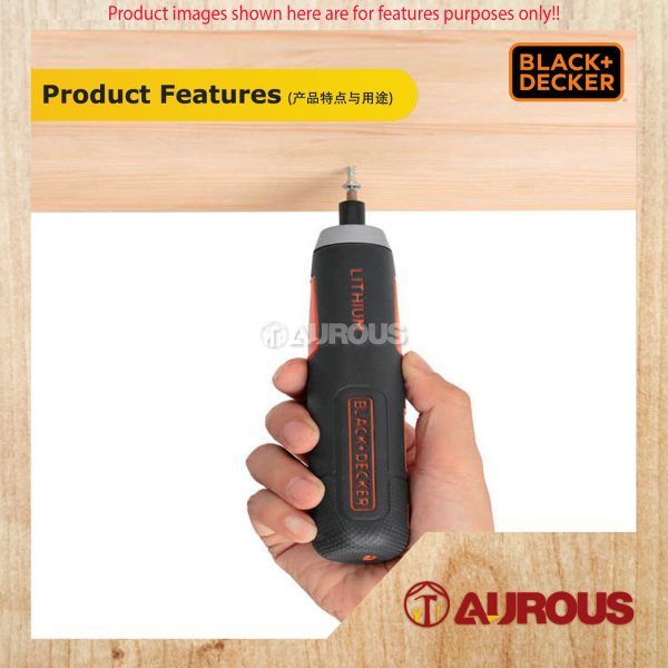 BLACK & DECKER 4V SMART PUSH & START CORDLESS SCREWDRIVER BIT SET BD40K27-B1 - Image 8