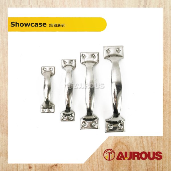 STAINLESS STEEL 304 PLATED DOOR PULL HANDLE (3'' / 4'' / 5'' / 6'') - 1 PIECE - Image 3