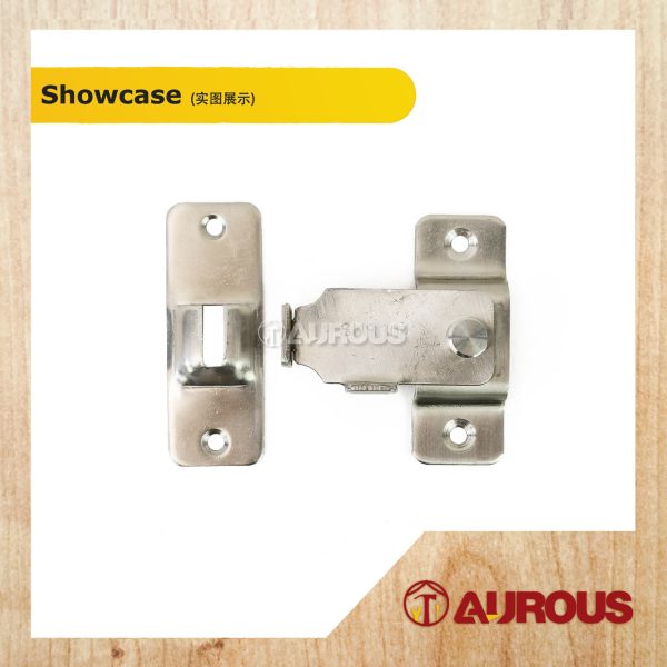 STAINLESS STEEL 304 SWIVEL BOLT DOOR HASP LATCH FOR SLIDE GATE PARTITION DOOR - (1 SET/PKT) - Image 4